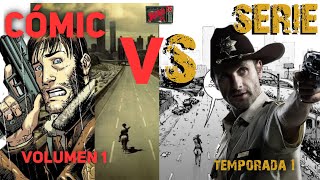 diferencias Entre el comic y la serie de the walking dead volumen 1 vs temporada 1  Juan CB TV [upl. by Nnanaej]