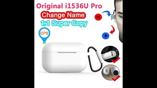 I1536U Pro tws 11 AirPods pro ultimate version pk i1000000 i200000 i9000 i90000 pro tws [upl. by Eelatan]