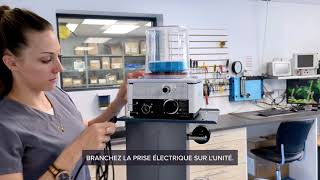 Installation du ventilateur danesthésie vétérinaire Moduflex insPurr [upl. by Nyrmak]