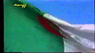 Hymne national algérien Archive Algerian TV 1996 [upl. by Kalbli624]