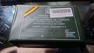 Comida Militar Española Mre Ración Individual De Combate Fuerzas Armadas [upl. by Arondel514]