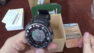 Casio ProTrek PRW25001ER Unboxing and Review [upl. by Valora]