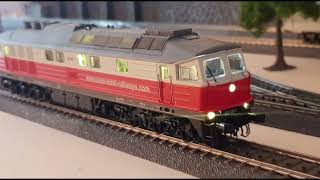 Modelleisenbahn H0 ESU 31351 Diesellok BR 232 Ludmilla EastWest Railways mfx DCC Sound Märklin H0 [upl. by Rosalyn42]