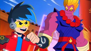 Rank Up Quickly  Akedo Ultimate Arcade Warriors  Power Storm  Cartoons For Kids [upl. by Amihsat147]