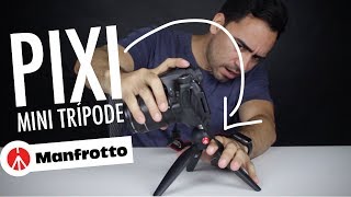 Manfrotto PIXI  El mejor mini trípode para todo  Review en Español [upl. by Malva]