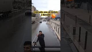 Embrouille avec un cycliste à Marseille dashcamfrance trucklife [upl. by Peta]