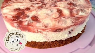 schnelle RotegrützeTorte mit Schokoboden🥰 [upl. by Jovia282]