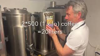 B20 Brewer  How to brew 20 litres of Coffee [upl. by Landing]