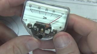 235 Basics of Analog Panel Meters  Analog meter movements  DArsonval [upl. by Nehr]