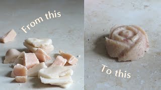 How to Recycle Leftover Soap Pieces  Make Soap from Old Soap Scraps  Bottega Zero Waste [upl. by Imalda]