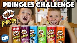 Pringles Challenge Kids Potato Chip Tasting Contest [upl. by Hadias10]