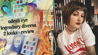 Odens Eye Legendary Diversa Collection  3 Looks 3 Palettes [upl. by Imena]