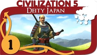 Civilization 5  Ep 1  Lets Play Japan  Civ 5 Deity Gameplay [upl. by Nhguav]