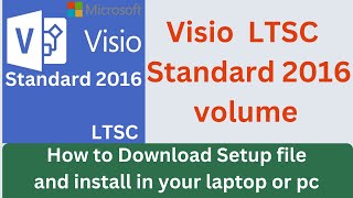 microsoft Visio LTSC standard 2016 setup download  visio download  download microsoft visio [upl. by Robin879]