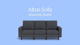 EN Altus Sofa  Assembly Guide [upl. by Epotimet]