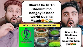 India World Cup 2023 Venues Stadiums Comparison  Indian Stadiums That Host World Cup Matches [upl. by Anil490]