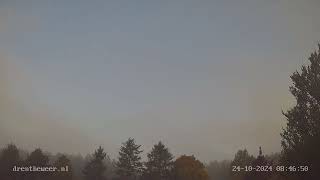 Timelapse weerstation Gasselternijveenschemond 24102024 [upl. by Ekez]