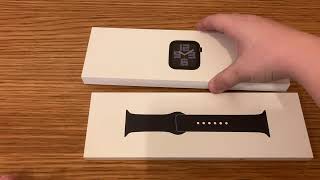 apple watch SE unboxing [upl. by Luhem]