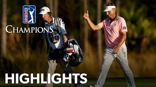 Bernhard Langer ties record for most wins on PGA TOUR Champions at Chubb Classic [upl. by Nyrat]