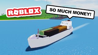 Creating My Own SHIPPING COMPANY in ROBLOX SHIPPING LANES [upl. by Jegger]