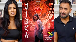 JIGRA  OFFICIAL TEASER TRAILER REACTION  Ulti Ginti Shuru  Alia Bhatt  Vedang Raina Vasan Bala [upl. by Ikaz]