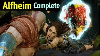 God of War Alfheim Complete Walkthrough God of War 4 Gameplay [upl. by Ayikal714]