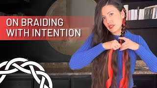 How to braid ribbons into your hair [upl. by Lowndes]