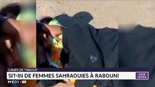 Camps de Tindouf  Sitin de femmes sahraouies à Rabouni [upl. by Nickolaus570]