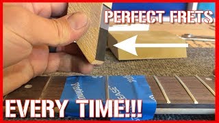 DIY Fret Crowning and Polishing Hack REAL TIME SAVER [upl. by Aivato929]