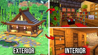 COMO HACER una CASA JAPONESA PERFECTA en MINECRAFT SURVIVAL [upl. by Bernadine557]