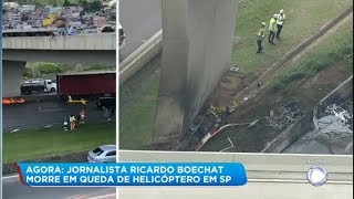 Testemunhas contam que helicóptero de Boechat teria tentado pousar [upl. by Kassi]