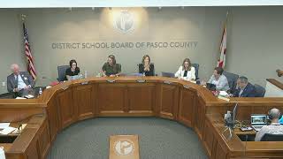 Pasco County School Board Meeting October 3 2023 [upl. by Nnairam644]