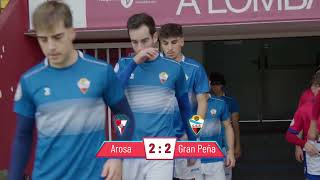 ⏯️ RESUMEN DEL PARTIDO ⚽️ AROSA SC 🆚 GRAN PEÑA FC [upl. by Nylek]