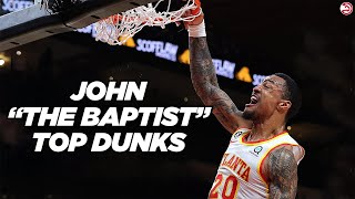 The Baptist John Collins Best Dunks of the Season 202223 [upl. by Aeirdna647]