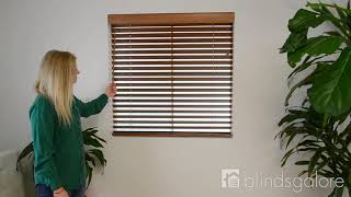 Wood Blinds and What to Consider [upl. by Lenno]