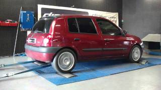 Reprogrammation moteur Renault Clio dti 80cv  104cv dyno digiservices [upl. by Meihar]