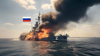 NO MERCY Ukrainian Nuclear Sumbarine destroyed Russian Battle Ships in Black Sea [upl. by Jet]