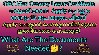 OBC NCL സർട്ടിഫിക്കറ്റിന് Apply ചെയ്യാൻആവശ്യമായ രേഖകൾ Affidavit example ഉൾപ്പടെAISWATIPS1111 [upl. by Raphaela]