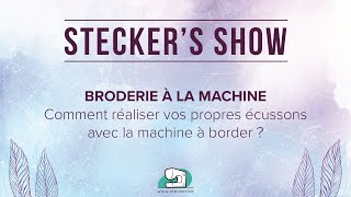 Steckers Shows  Coudres des badgesécussons à la machine à broder [upl. by Semreh]