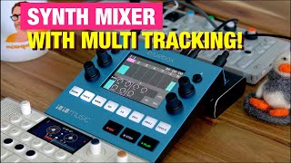 Small Synth Mixer with Multi Track Recording 1010music Bluebox Review [upl. by Ynotna118]