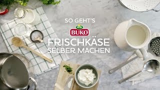 So gehts Frischkäse selber machen mit nur 4 natürlichen Zutaten [upl. by Amble]