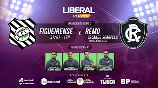 FIGUEIRENSE X REMO  AO VIVO  BRASILEIRÃO SÉRIE C 2024  NARRAÇÃO COM IMAGENS DO ESTÚDIO [upl. by Yewed]