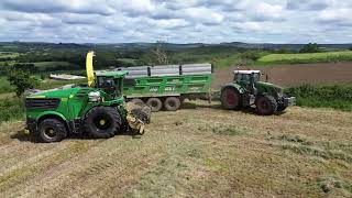 Chantier densilage avec LETA Plougastel [upl. by Geirk]