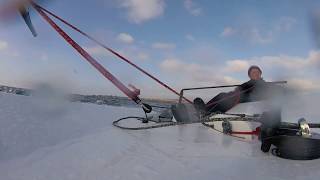 RS Aero sailing at Weymouth in 18  25 knots [upl. by Delores]