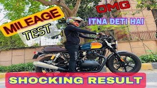 Royal Enfield Interceptor 650 Mileage Test shocking results OMG😳 india [upl. by Ennairej741]