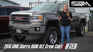 2015 GMC Sierra 1500 SLE Crew Cab  LIFTED│ Krietz Auto [upl. by Leirua]