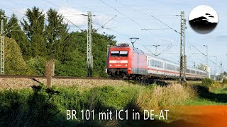 Züge BR 101 mit IC1 in DEAT [upl. by Eirojram118]