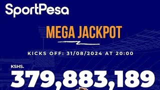 SPORTPESA MEGA JACKPOT PREDICTION 31ST1ST SEPT 2024DOUBLE CHANCE [upl. by Ytitsahc]