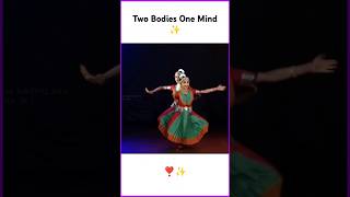 Bharatnatyam By Poorvika amp Gargi Devi ❣️✨ bharatnatyam icmdance classicalimusic shorts [upl. by Ahsietal]