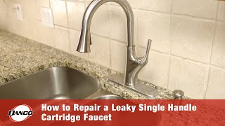 How to Repair a Leaky Single Handle Cartridge Faucet [upl. by Odnala]